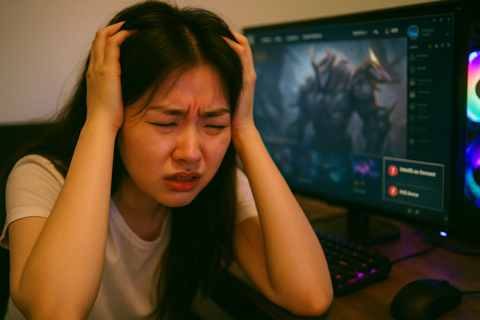 리그 오브 레전드 신규 유저가 게임 밖에서도 계속되는 독성 채팅에 당황