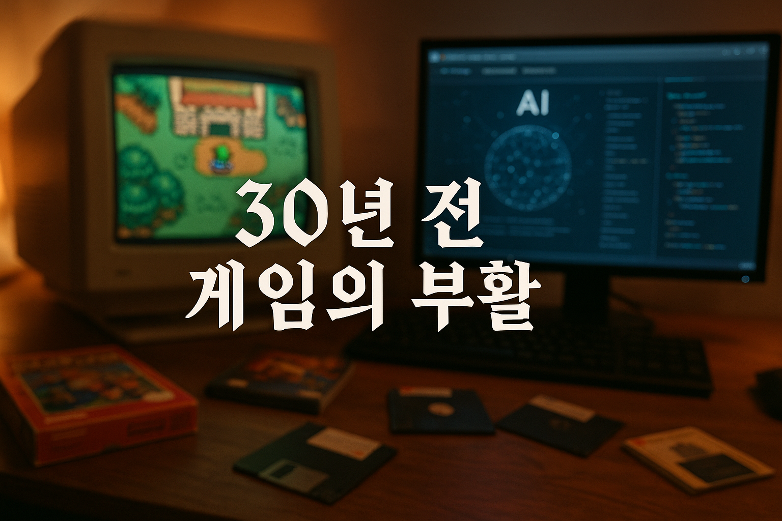 경악! 30년 전 게임을 AI가 완벽하게 되살렸다