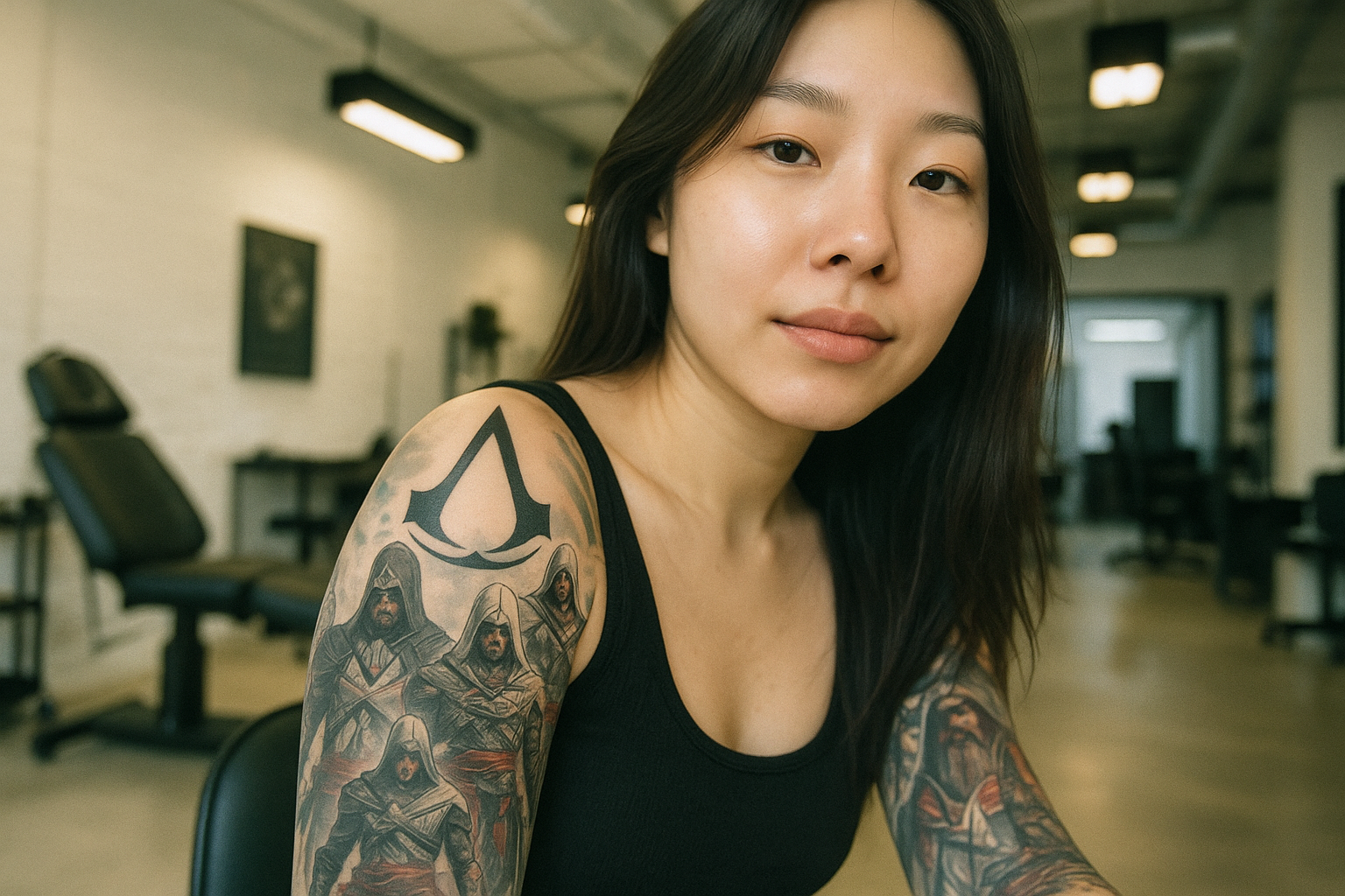 어쌔신 크리드 팬의 충격적인 올인원 타투, 그런데 섀도우만 빠졌다