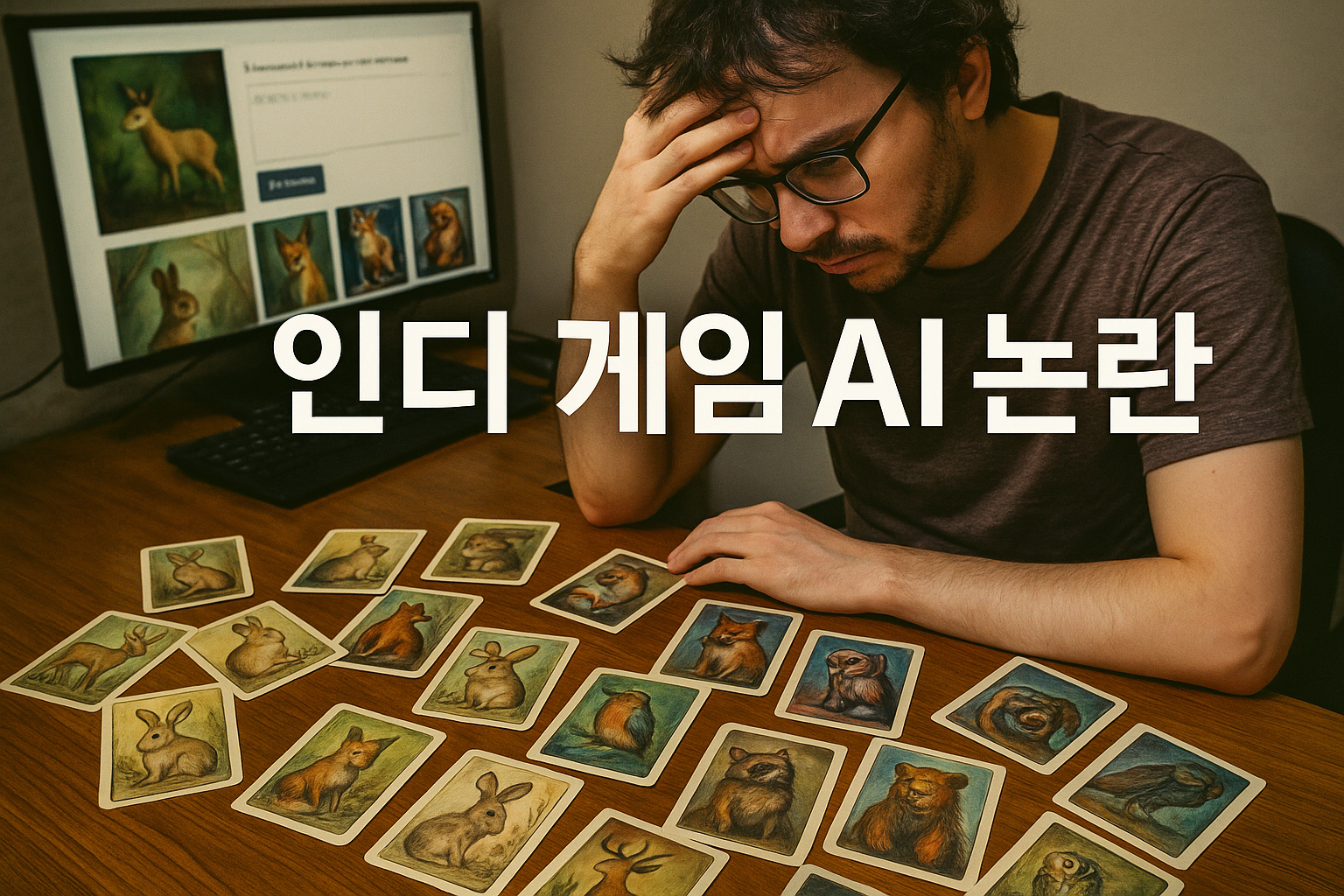 인디 게임 제작자들 사이에 AI 아트 논란 발칵... "예산 부족 vs 창작자 윤리" 갈등 심화