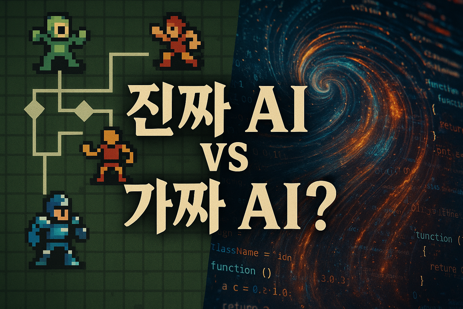 게임 AI와 생성형 AI, 이제 구분해서 불러야 하는 이유