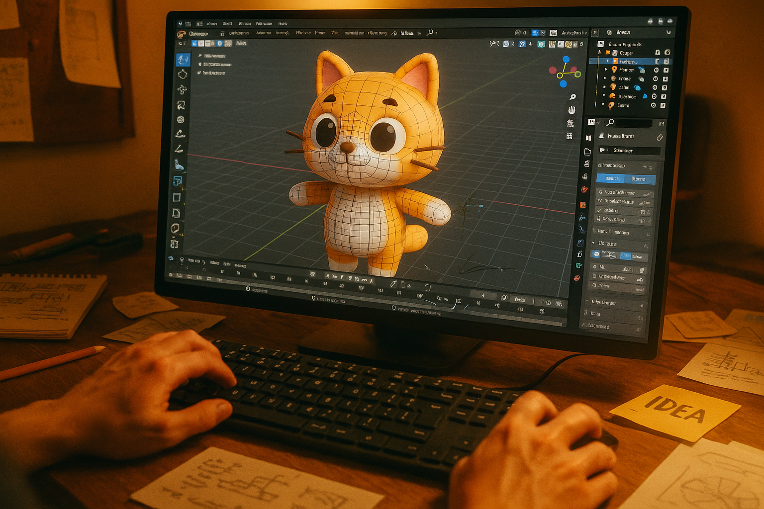 AI 쓰지 않고 손으로 직접 만든 고양이, 인디 개발자의 정성에 게이머들 감동