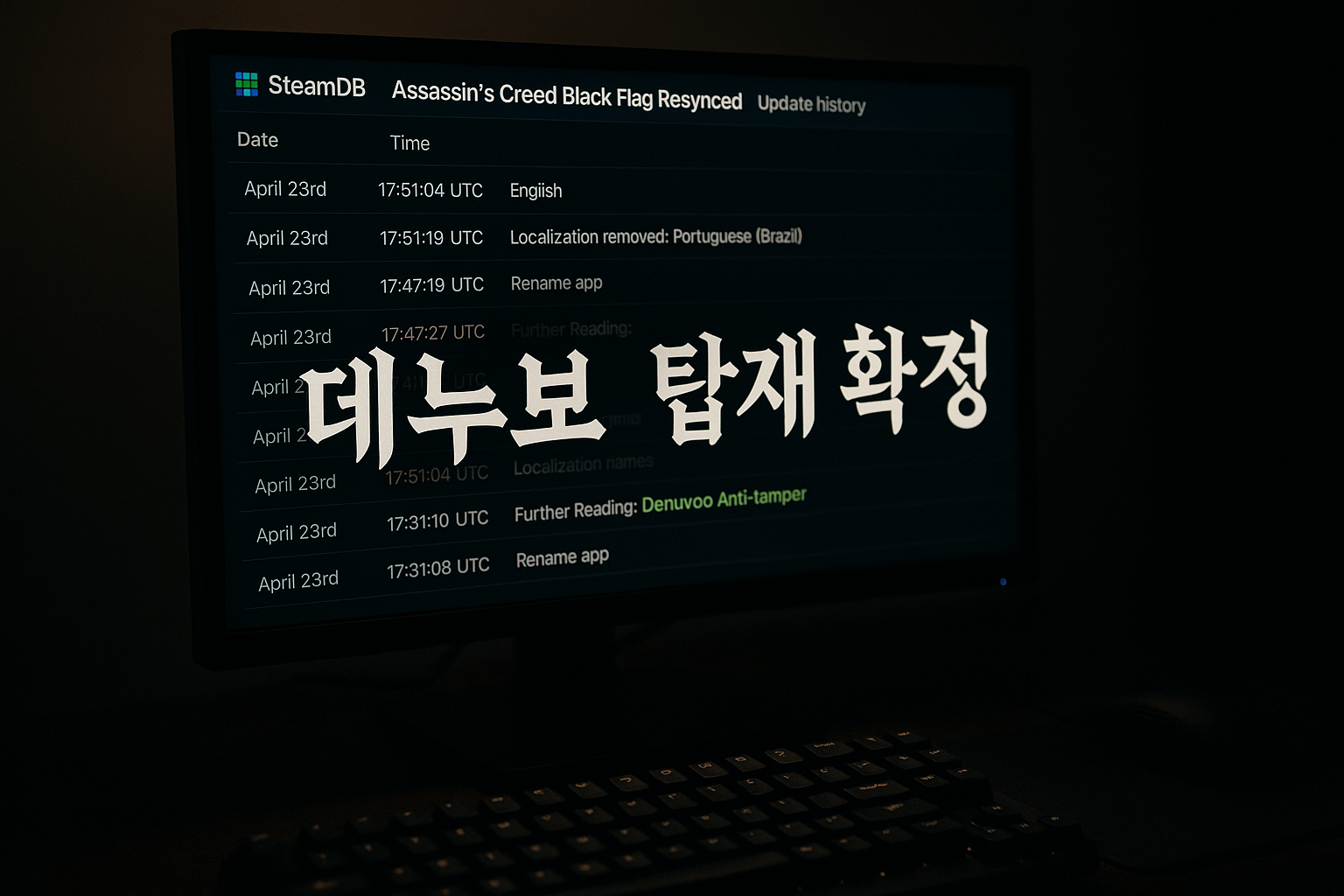 결국 또 데누보 탑재, 어쌔신 크리드 블랙 플래그 리마스터에 게이머들 '발칵'