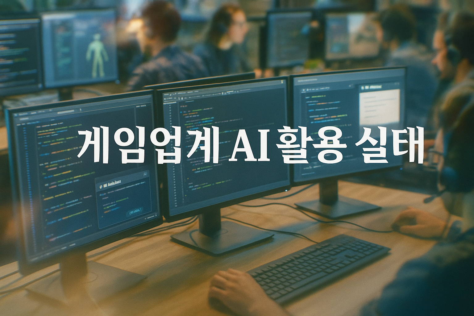 결국 다 쓰고 있었다... 캡콤·유비소프트 등 게임업계 AI 활용 실태 공개돼