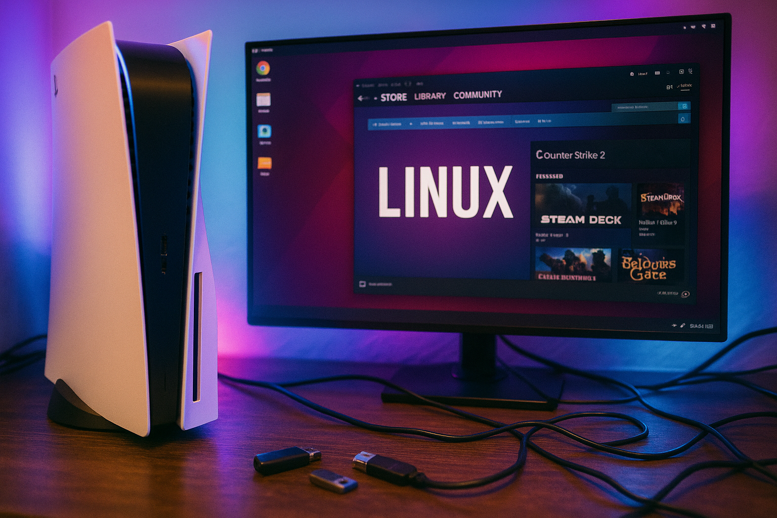 모더가 PS5를 완전한 리눅스 게이밍 PC로 만들어버렸다