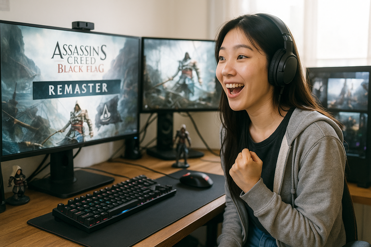 어쌔신 크리드 블랙 플래그 리마스터 위시리스트 100만 돌파, 팬들 '에지오 3부작도 리메이크 해달라'