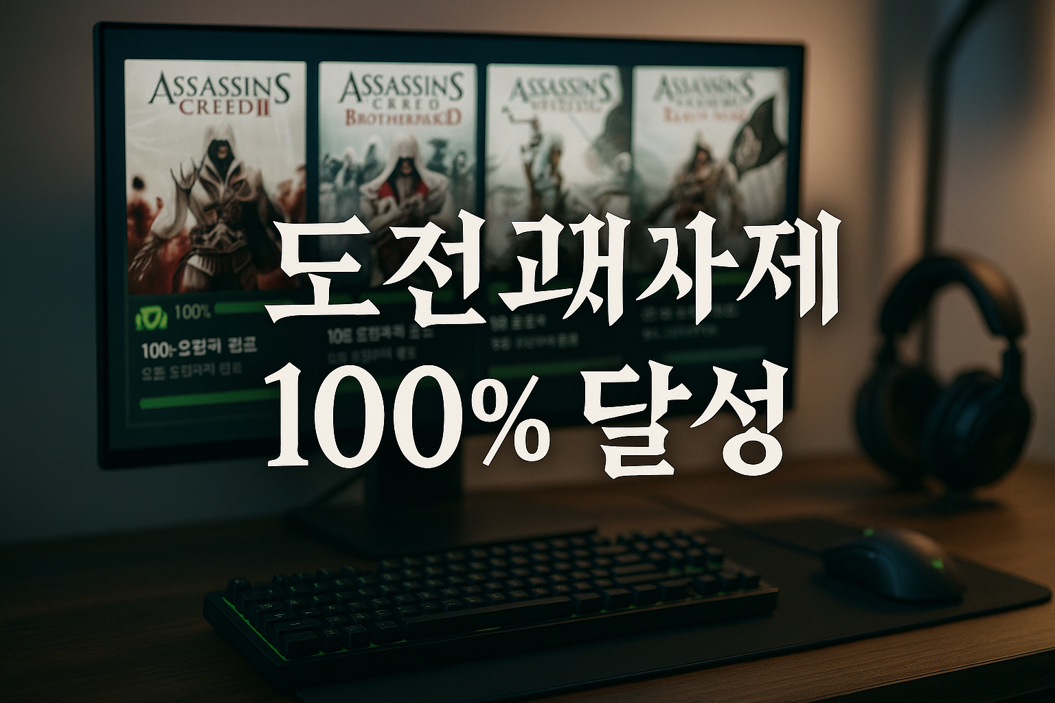 어쌔신 크리드 도전정신 끝판왕 등장, Xbox서 PC로 갈아타며 전작 100% 달성 도전기