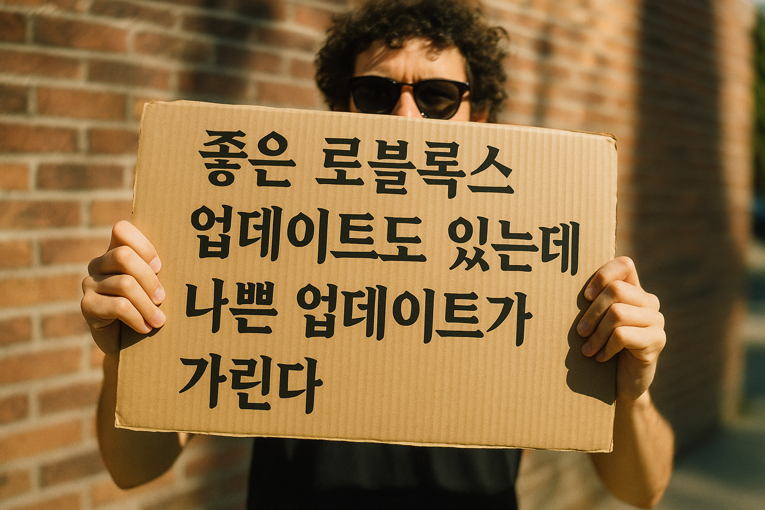 로블록스 유저들 "좋은 업데이트도 있는데 왜 아무도 안 말해?" 발칵