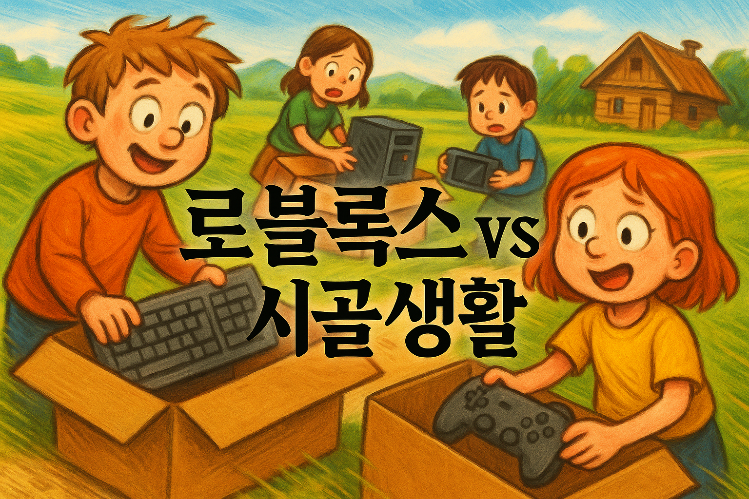 로블록스 대신 시골로? 레딧에서 화제된 황당한 '디지털 디톡스' 밈