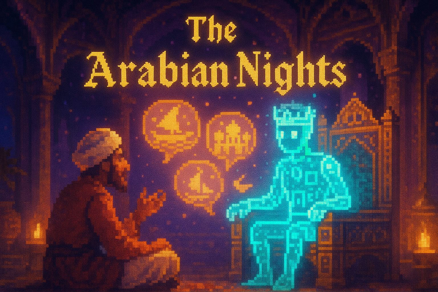 AI 왕에게 이야기를 들려줘야 살아남는다? 독특한 스토리텔링 게임 '1001 Nights' 화제