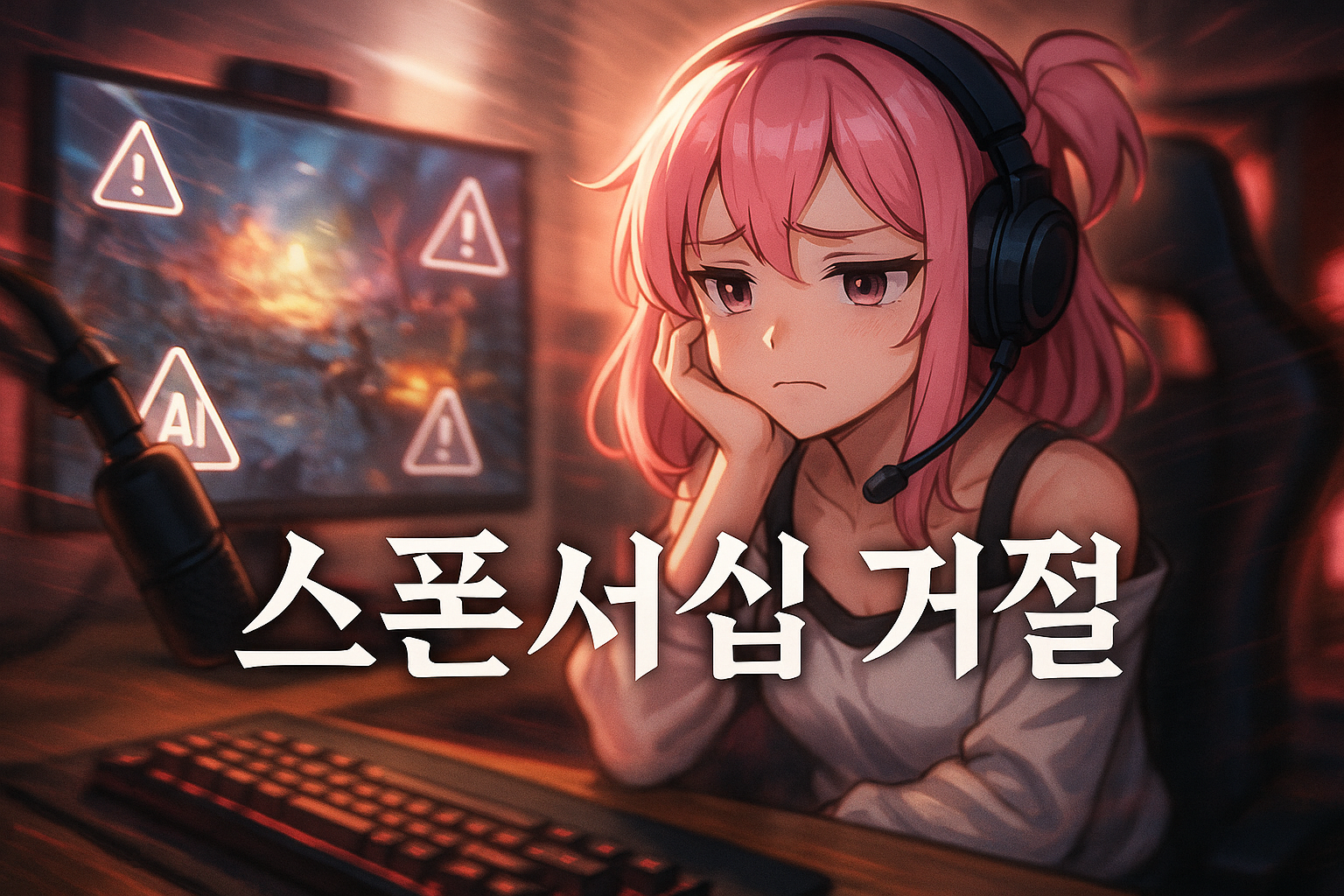 유명 스트리머, AI 거짓말 발각된 신작 게임 스폰서십 발칵 거절