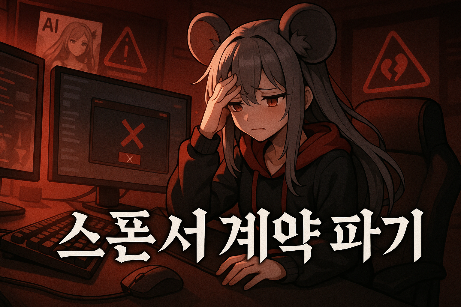 아이언마우스, AI 거짓말 발각되자 스폰서 방송 즉시 취소... '네버네스 투 에버네스' 논란 확산