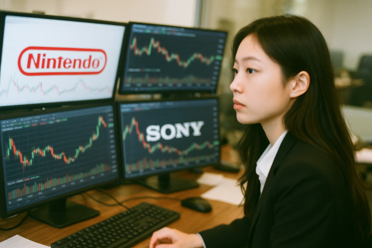 닌텐도 주가 10% 폭락, 소니는 상승... AI 전략 차이가 갈랐다