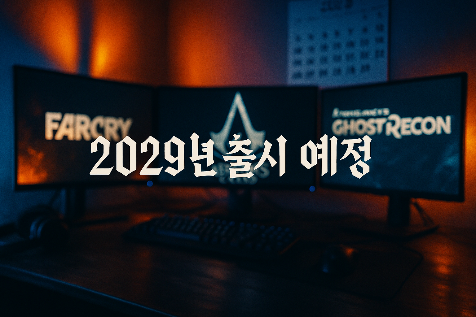 유비소프트, 2029년까지 어쌔신 크리드·파크라이·고스트 리콘 신작 모두 출시 예고