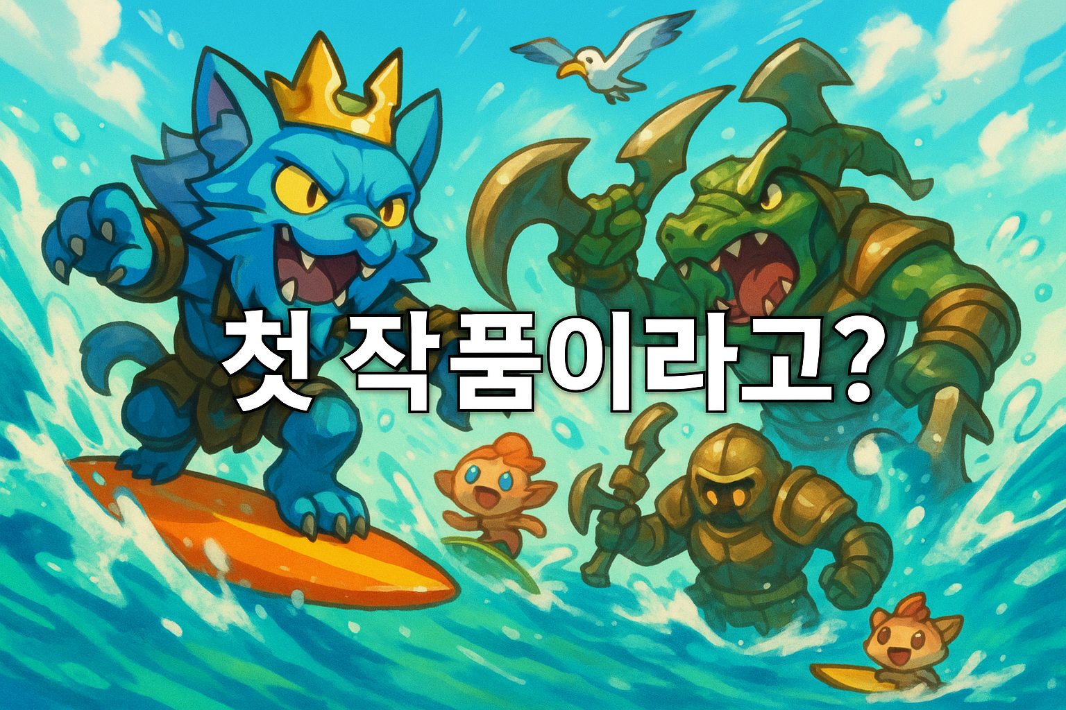 결국 롤 팬아트도 이 정도는 되어야 한다, 첫 작품이라고?