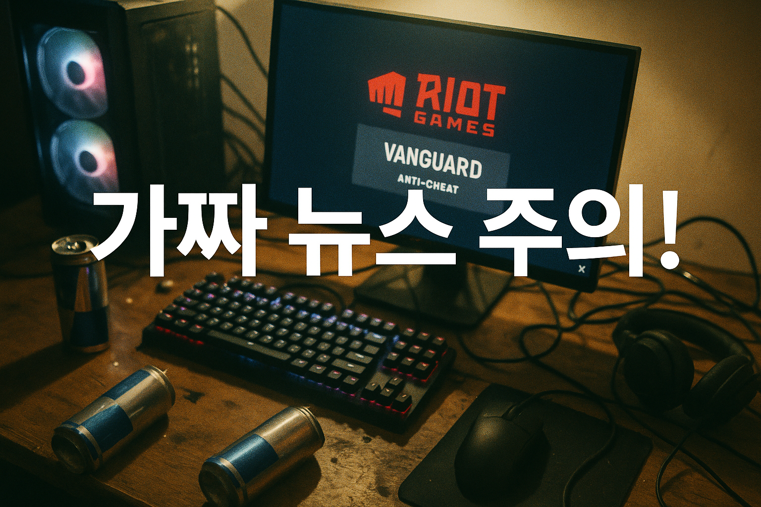 결국 거짓 소문이었다... 라이엇 밴가드 '치터 PC 박살낸다' 논란 공식 해명