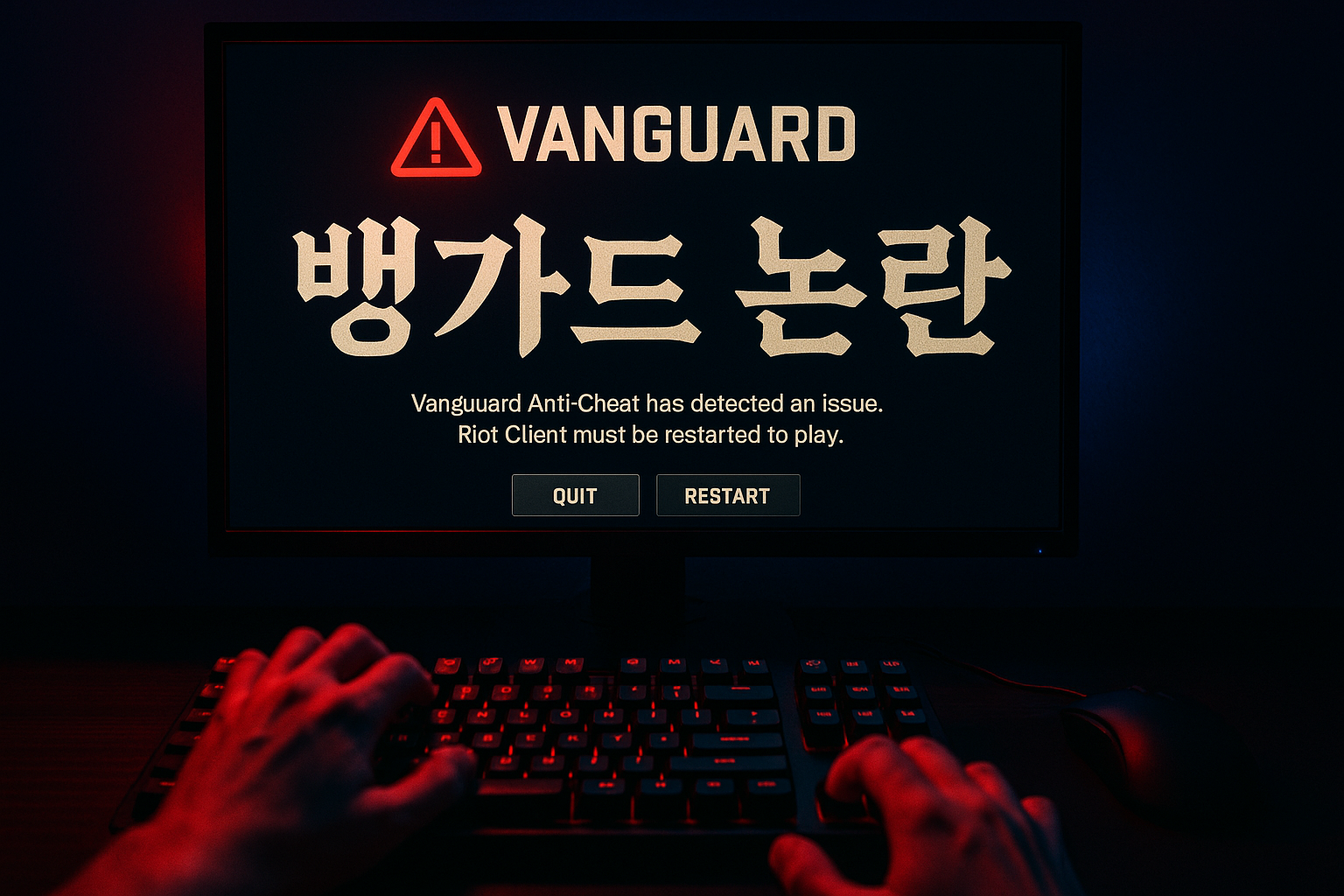 라이엇 뱅가드 논란 재점화, "죄가 없으면 걱정할 게 없다"는 주장에 게이머들 발칵