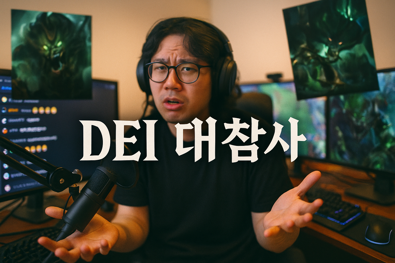 단테스가 아스몬골드로 롤 설명하다가 'DEI'를 완전히 틀려서 웃음바다