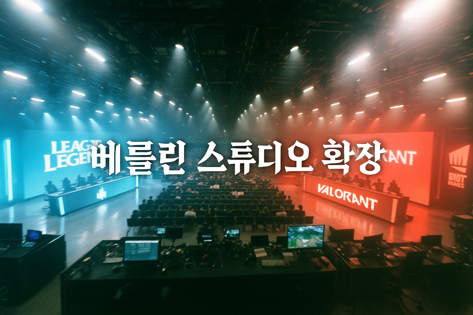라이엇, 베를린 스튜디오에 2번째 무대 추가로 LEC-VCT 일정 충돌 해결