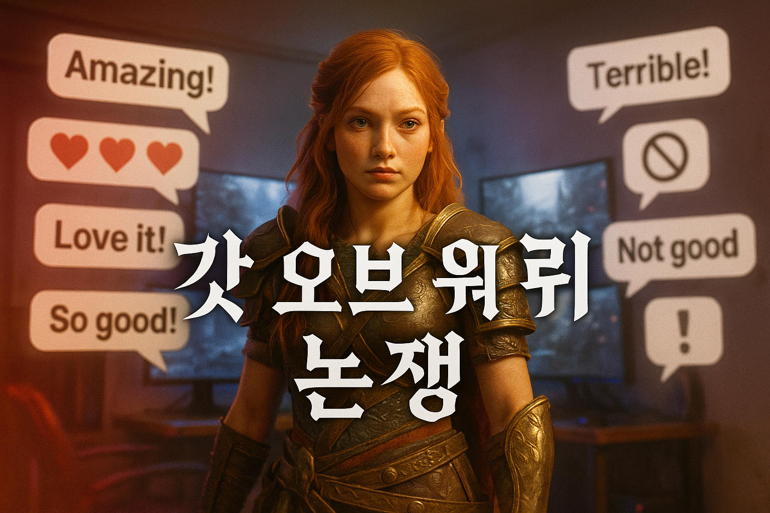 갓 오브 워 신작 여주인공 공개되자 게이머들 발칵 뒤집혔다