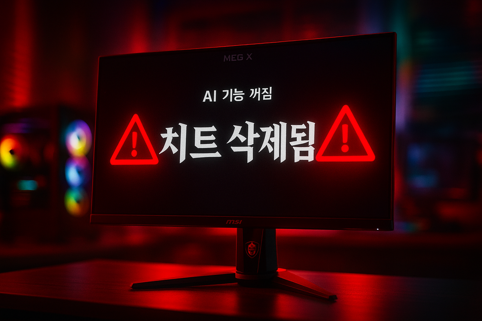 결국 MSI도 백기 투항, AI 치트 기능 삭제한 게이밍 모니터
