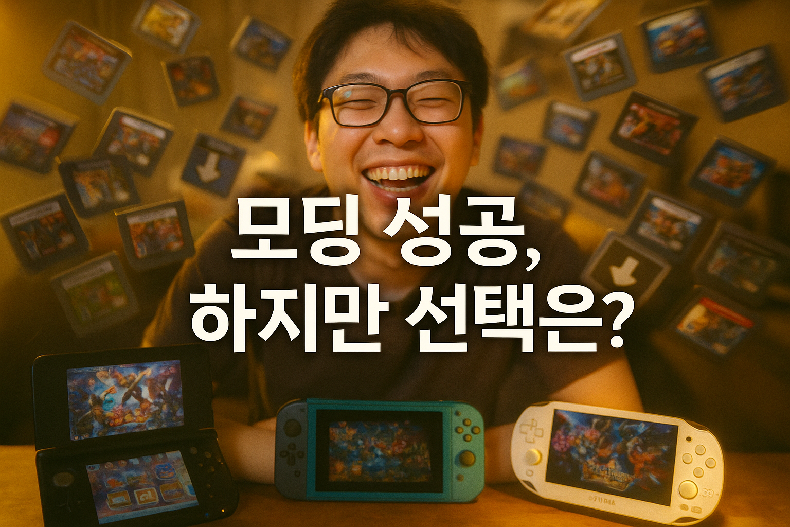 닌텐도 3DS 모딩 성공한 게이머들, '선택 장애'에 빠졌다
