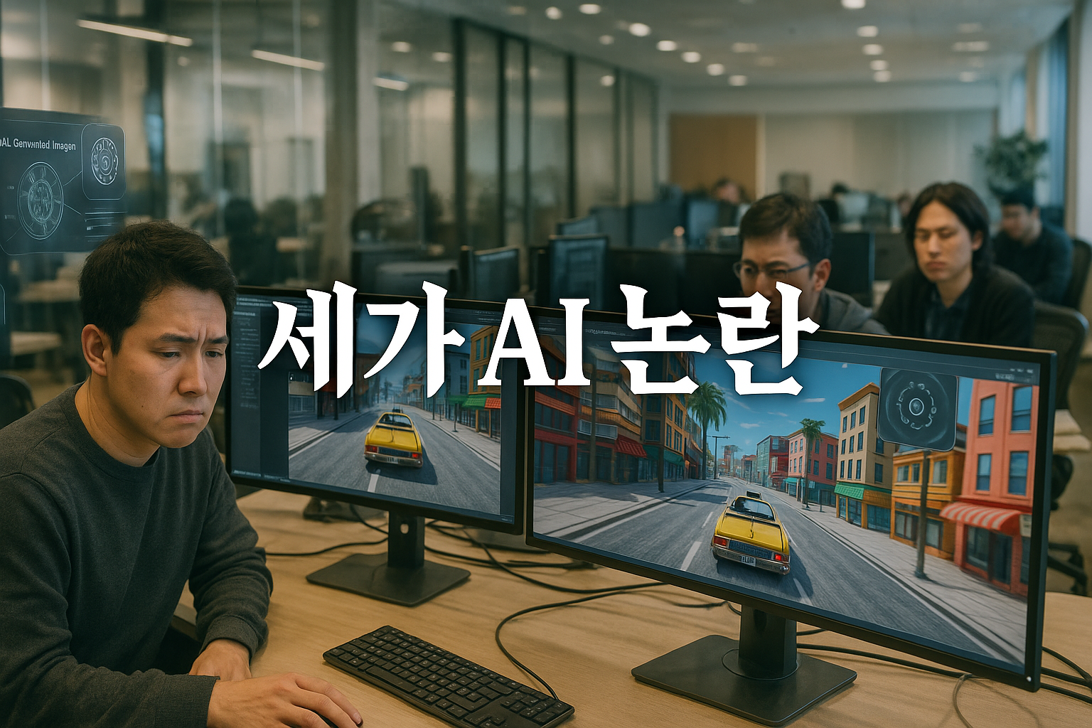 세가, 신작 크레이지 택시에서 AI 생성 콘텐츠 사용 논란 결국 공식 해명