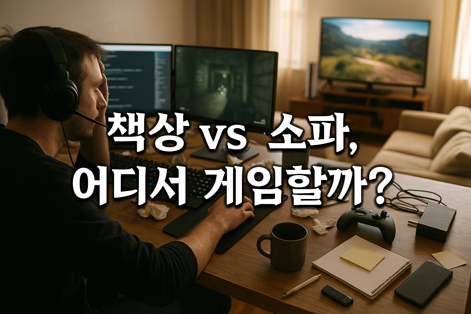 책상에서 게임하기 지쳤다는 PC 게이머, 콘솔로 갈아탈까 고민 중
