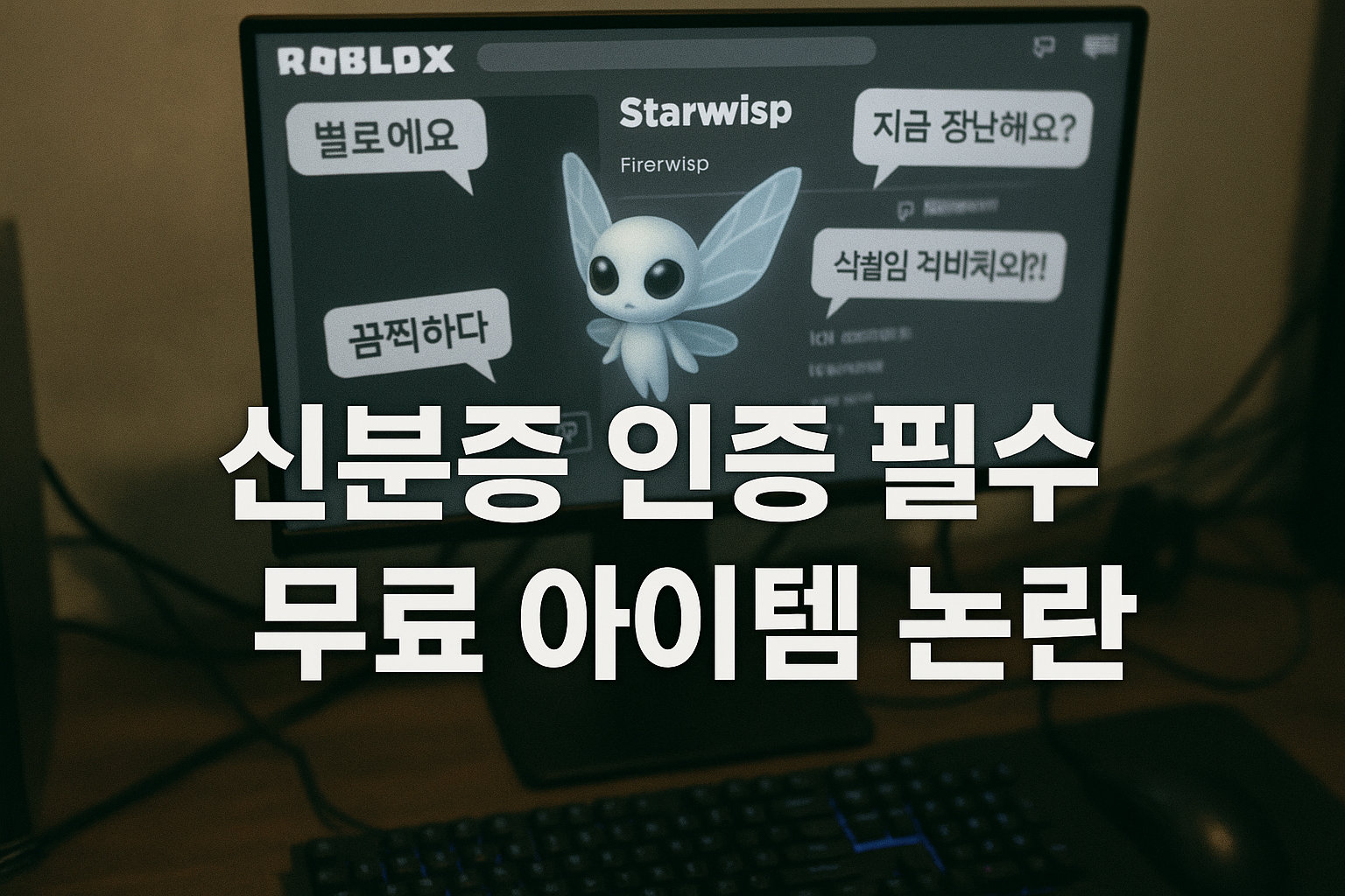 로블록스, 신분증 인증하면 무료 아이템 준다더니... 유저들 '뇌물이냐' 발칵